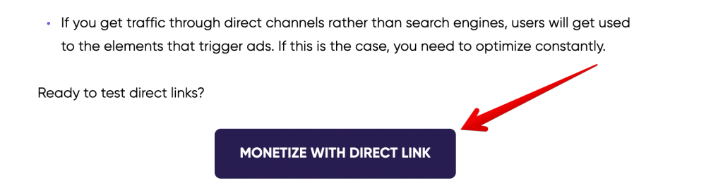 Monetag - How to Make Money with One Link: Traffic Monetization with Direct Links - 